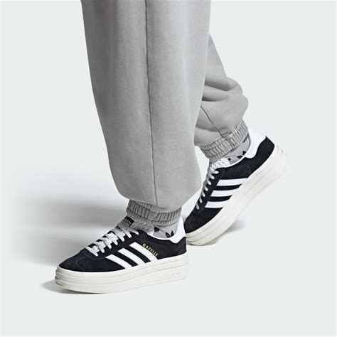 adidas gazelle schwarz bold|Adidas gazelle black usa.